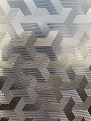 VViViD+ Designer Triangle Carbon Fiber Vinyl Wrap (100ft x 5ft) with Air Release - size: 100ft x 5ft