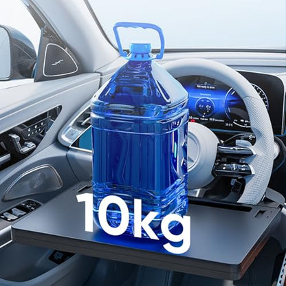 Steering Wheel Tray Desk with Expandable Trays, Steering Wheel Table Food Tray for Front Seat Eating Dinning Working, Adjustable Laptop Tray for Car - size: 10.3" *26.2"