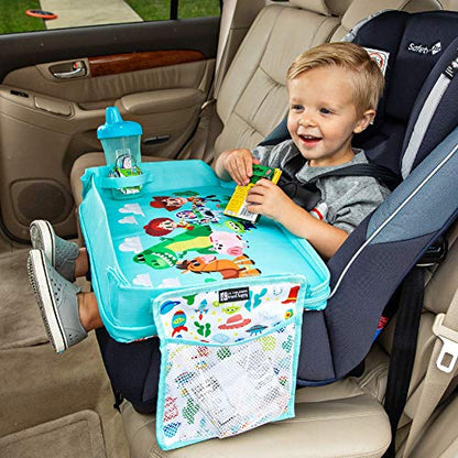J.L. Childress Disney Baby 3-IN-1 Kids Travel Tray & Tablet Holder - Car Seat Lap Tray Desk for Toddlers, Road Trip Essentials, Car Seat Activity Table, Travel Accessories - Toy Story - style: Toy Story