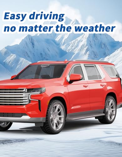 in-Channel Window Rain Guards Fit for Chevy Tahoe/Cadillac Escalade/GMC Yukon 2021-2026 Rain Guard Extra Durable Window Deflectors Window Vent Visors Vent Shades Exterior Car Accessories - size: 2021-2026 Chevy Tahoe/Cadillac Escalade/GMC Yukon