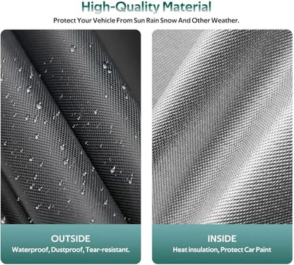 SUV Car Cover Custom Fit for Mercedes-GLC 300 350E/GLB 180 200 250(2016-2025), Waterproof All Weather for Automobiles, Outdoor Full Cover with Windproof Clip Straps. - size: 6 Custom Fit Mercedes-Benz GLC
