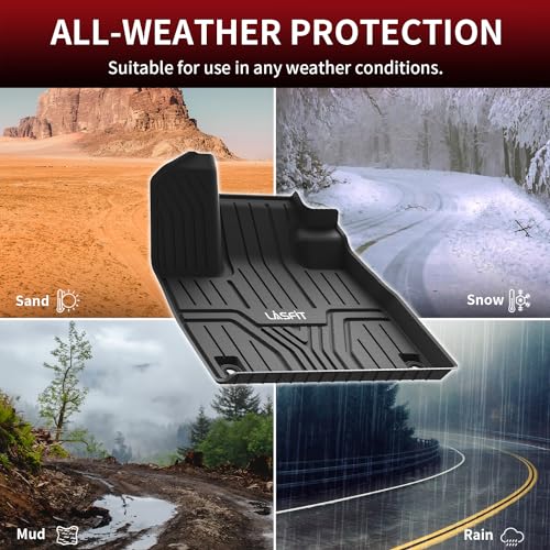 LASFIT Floor Mats for Honda Pilot 2023 2024 2025 2026 (7&8 Seats), All Weather Custom Fit TPE Odorless Anti-Slip Floor Liner 1st & 2nd & 3rd Row, Black - style: 7）For Honda Pilot | 2023-2026 | 1st & 2nd & 3rd