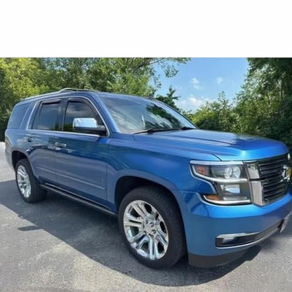 in-Channel Window Visors Rain Guards Compatible with Chevrolet Chevy Tahoe GMC Yukon 2016-2020 Side Window Deflectors Vent Visor Sun Shade Car Truck Accessories 4pc Smoke Tinted - size: for Chevy Tahoe/GMC Yukon 2015-2020