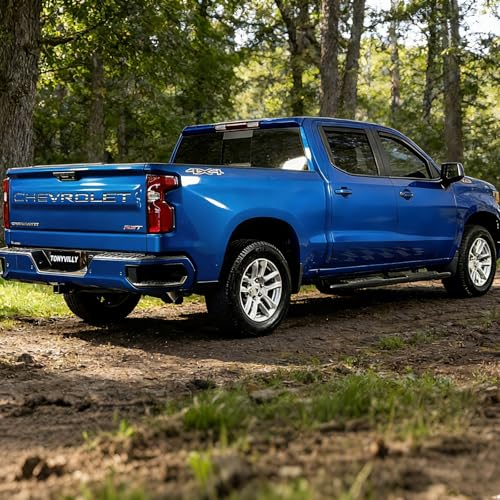 in-Channel Window Deflectors Rain Guards Vent Sun Shades Window Visors Compatible with 2019-2026 Chevy Silverado/GMC Sierra 1500 Crew Cab, Wind Deflector 94805 - size: For 2019+ Silverado Sierra Crew Cab