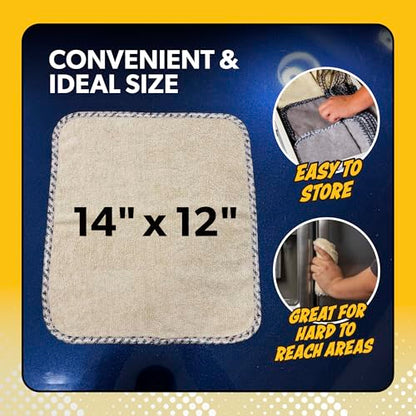 Chemical Guys AllSwipe Multi-Purpose Microfiber Towels for Cars Microfiber Cleaning Cloth Gray Drying Towels Car Detailing for Wash Interior and Glass, 14 x 12 Inch - 6 Pack - size: 6 Pack