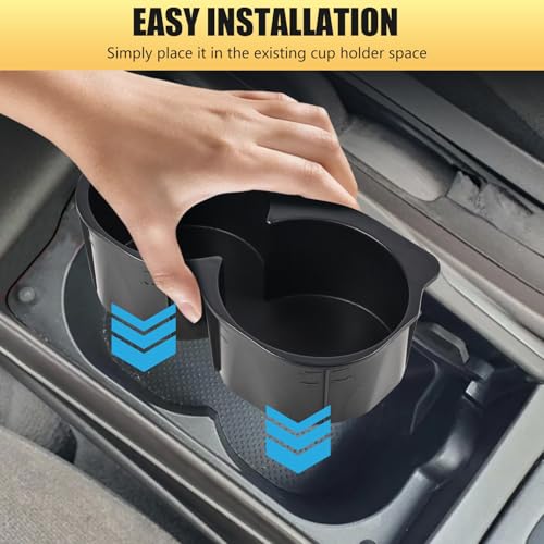 Cupholder for Toyota Camry 2002-2006 and for Toyota Solara 2004-2008,Center Console Shock-Absorbing Cup Holder Drink Organizer Insert,Replace 55620-AA010 55620-AA030 (Upgraded)