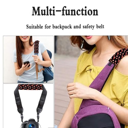 Red Strawberry Car Seat Belt Cover Shoulder Safety Strap Covers Pads Fashion Auto Interior Anti-Slip Shoulder Strap Protect Fit for Most Cars, Vehicles, SUVs - color: Red Strawberry