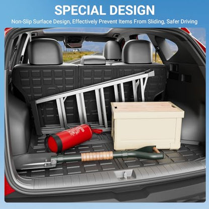 Xipoo Cargo Liner Compatible with 2022-2026 Tucson Cargo Liner Backrest Mat TPE Back Seat Protector Replacement for 2022 2023 2024 2025 2026 Tucson Accessories (Rear Trunk Mat+Rear Backrest Mat) - color: Rear Trunk Mat+Rear Backrest Mat