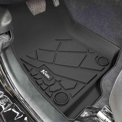 KARPAL Floor Mats for Jeep Gladiator JT 2020-2025 2026, All Weather TPE Custom Fit Floor Liners Car Mats Accessories, Front & 2nd Row - style: 2020-2026 | For Jeep Gladiator | 1st & 2nd Row