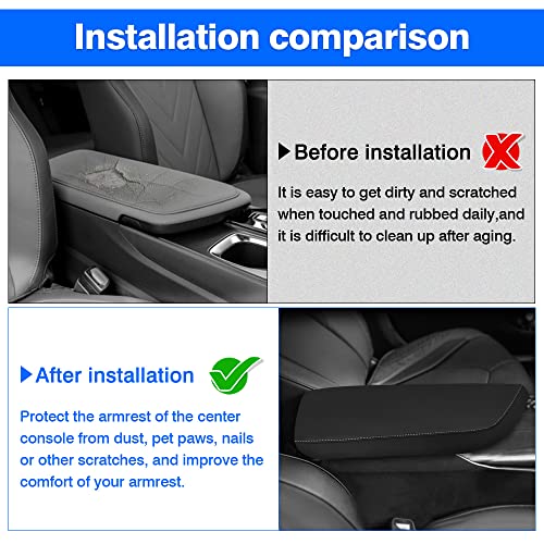 Autorder Center Console Cover for 2022 2023 2024 2025 Lexus NX NX 250/NX 350/NX 350h/NX 450h+ Accessories Armrest Cover Anti-Scratch Leather Middle Console Pad Armrest Protector - size: 2022-2025 Lexus NX