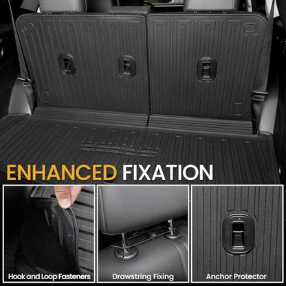 Floor Mats for Hyundai Palisade Gasoline 2026, All Weather Floor Mats Trunk Cargo Liner with Backrest Protectors Accessories, Full Coverage Set (Fit 7/8 Sests) - size: For Hyundai Palisade | 2026