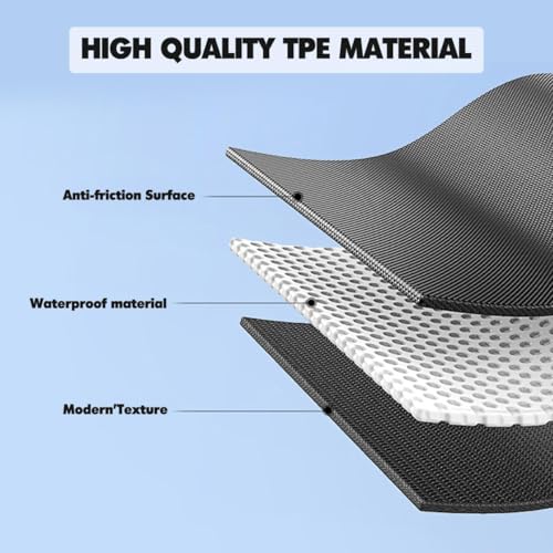 Vanseno Cargo Mat for 2018-2025 Honda Odyssey 7/8 Seats Cargo Liner Trunk Mat TPE All Weather Protection for 2018 2019 2020 2021 2022 2023 2024 2025 Honda Odysse Accessories - color: Fit 2018-2025 Honda Odyssey