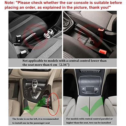 XUKEY Car Seat Gap Filler Organizer Multifunctional Car Side Seat Gap Filler Console Side Storage Box Holders for Sunglasses, Phone, Keys Car Accessories (2 Pack)