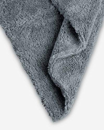 Adam's Borderless Grey Microfiber Towel (12pk) - Premium Ultra Soft Car Detailng Towel Cloths, 480gsm - Safe for Car Wash, Home Cleaning & Pet Drying Cloths (16 Inch x 16 Inch) - size: Pack of 12