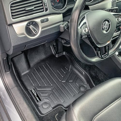 SMARTLINER All Weather Custom Fit 2 Row Floor Mats and Cargo Liner Set Compatible with 2012-2019 Volkswagen Passat (Only Fits Automatic Transmission Models) - color: Volkswagen Passat 2012 - 2019