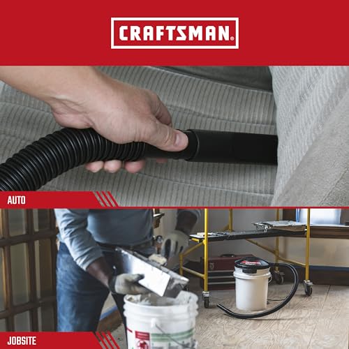 CRAFTSMAN CMXZVBE38611 1-1/4 in. Crevice Tool Wet Dry Vac Attachment, Industrial-Grade Shop Vacuum Accessory for Cleaning Tight Spaces, Fits 1-1/4 in. Hose Diameter - size: Crevice Tool