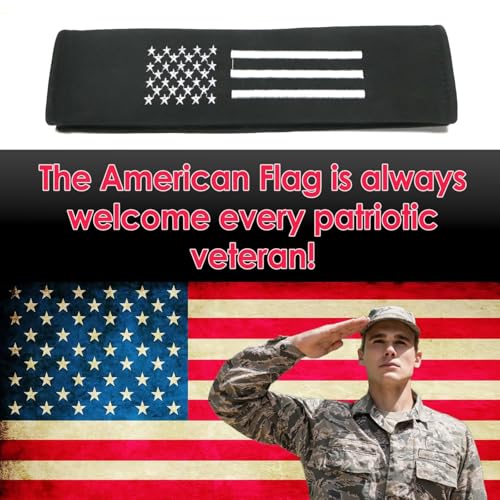 KAELTHAS 2 PCS Car Seat Belt Cover Pad Cushions Comfortable Driving Interior Accessories for Car SUV Truck Tractor Golf Cart UTV (Napa Leather with USA Flag) - style: Napa Leather with USA Flag