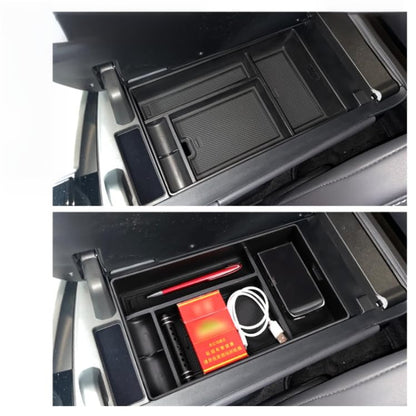 2023-2026 Lexus RZ & NX 2022-2026 Center Console Organizer Compatible with Lexus RZ 2023 2024 2025 2026 Accessories NX 250/350/450 Armrest Console Storage Box Insert Tray ABS Material Black