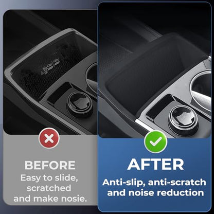 Wireless Charging Protective Mat for Chevrolet Equinox 2026 2025, Interior Accessories Center Console Anti-Slip Wireless Charger Cover Pad Protector for 2025-2026 Equinox, Black - style: Fits for Chevrolet Equinox 2024-2026