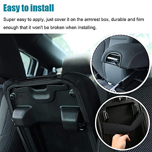 LEXLEY Armrest Box Cover Center Console Pad Waterproof Anti-Scratch Leather Protector Covers For Dodge Charger 2011-2023/Chrysler 300 2015-2022-Carbon fiber - color: Carbon fiber
