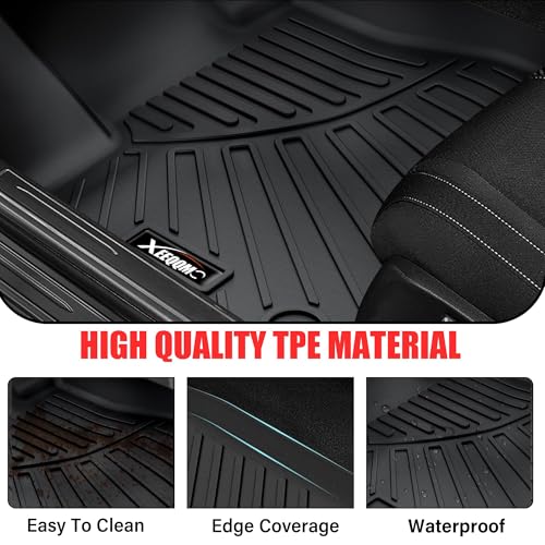 Floor Mats for 2025 Chevrolet Equinox EV Trunk Mat with Backrest Mat All Weather TPE Rubber Cargo Liner Back Seat Cover 3rd Row for 2025 Chevy Equinox EV Accessories - size: for 2025 2026 Chevrolet Equinox EV All Mats
