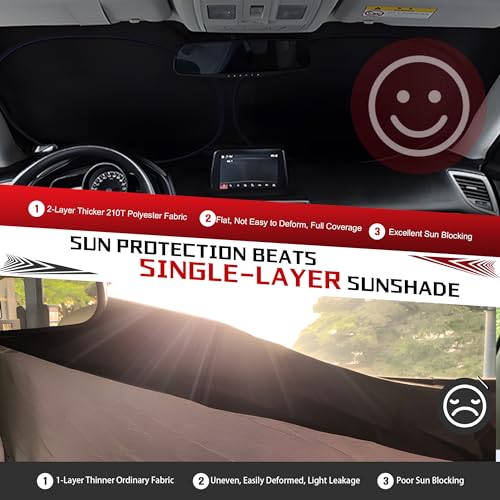 Windshield Sun Shade for 2012-2015 Honda Civic Foldable Sun Sunshade for Car Front Window Blocks UV Rays and Heat Automotive Interior Protector Custom Fit Accessories - size: for 2012-2015 Honda Civic