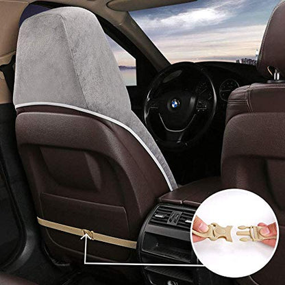 Auto Newer Neoprene Waterproof Sweat Towel Car Seat Covers, Pets Seat Protector, Bucket Car Seat Covers Front Seats Only, Universal for Cars, SUV, Truck,Fit Running, Outdoor Sports, Pets (Gray,1PCS)