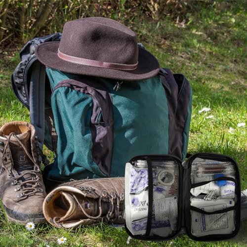 276Pcs First-Aid Kit Emergency-Kit Home-Car - First Aid Kits Emergency Kit Home Essentials for Dorm Room First-Aid Kit Emergency Necessities for Boat Hiking Skating, Black YIDERBO - style: 276Pcs-Black