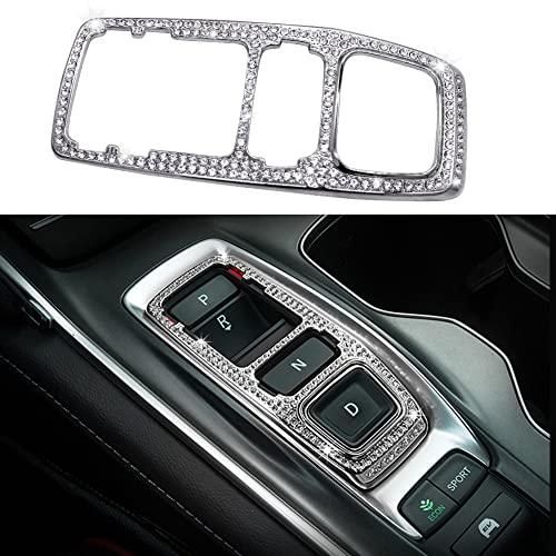 Bling Accord Accessories Gear Shift Panel Sticker Trim Shiny Crystal Decorative Decals Compatible with Honda Accord Accessories Hybrid 10th 2022 2021 2020 2019 2018 - color: Shift Panel Sticker