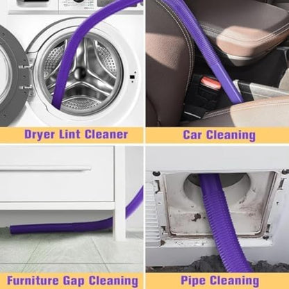 Dryer Vent Cleaner Attachment for Shark Vacuums- Flexible Crevice Tool for Shark NV360 NV350 NV500 NV501 HV300 HV301 HV371 HV372 (Dryer Vent Cleaner - Flexible Crevice Tool) - style: Dryer Vent Cleaner - Flexible Crevice Tool