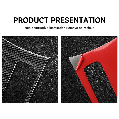 Car Gear Shift Panel Decals for 2011-2014 Chrysler 300 / 300C / 300S / Limited/Base Accessories Carbon Fiber Interior Stickers - color: Gear Shift 2011-2014, B