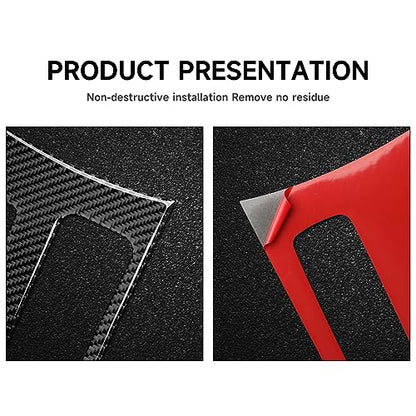 Car Gear Shift Panel Decals for 2011-2014 Chrysler 300 / 300C / 300S / Limited/Base Accessories Carbon Fiber Interior Stickers - color: Gear Shift 2011-2014, B