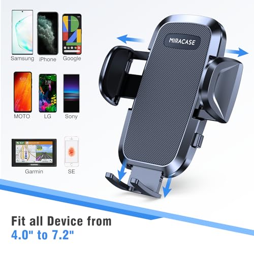 Miracase Cup Holder Phone Mount - Universal Gooseneck Adjustable Car Cell Phone Mount for iPhone, Samsung, Google and All 4.0-7.2 inches Smartphones - style: Gooseneck