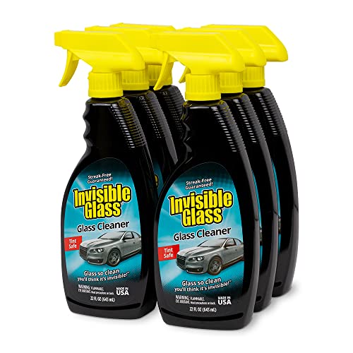 Invisible Glass 92164-6PK Premium Glass Cleaner Spray for Car Windshields and Windows, Automotive and Home Window Cleaner, Streak-Free, Ammonia-Free, Tint-Safe – 22 fl oz (Pack of 6) - size: 22 Fl Oz (Pack of 6)