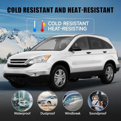 ItranMc Window Molding Trim for Honda CR-V/CRV 2007-2011,Chrome Outer Door Weatherstrip Window Seal Belt,Replace#72410-SWA-A01 72450-SWA-A01 72910-SWA-A01 72950-SWA-A01 - style: CR-V 2007-2011