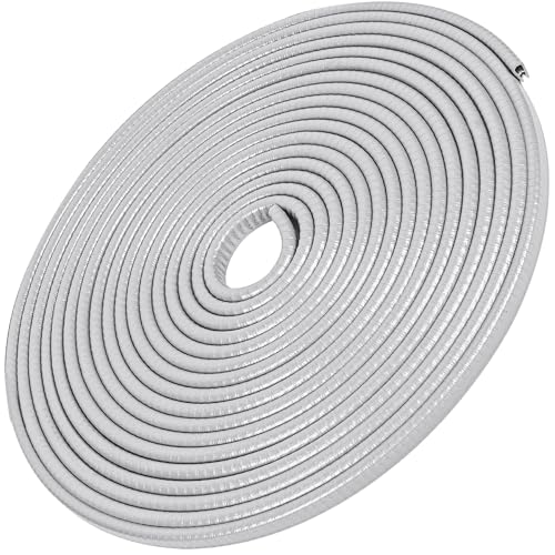 MYFAMIREA 16.4Ft(5M) Long Car Door Edge Guards, U Shape Edge Trim Rubber Seal Protector Car Door Protection Anti-Collision Rubber Clips Easy to Cut No Need Adhesive Fit for Most Vehicles| Grey - color: Gray, size: 16.4FT