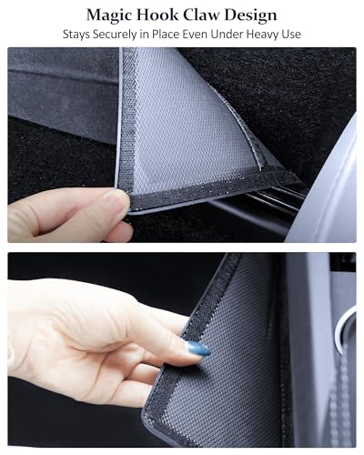 2PCS Center Console Front Side Anti-Kick Mats for Tesla Model 3 Highland 2024 2025 Accessories, TPE Seat Center Side Cover Pad Model 3 Anti-Dirty Waterproof Dust Resistant Protector Mat Cover - size: Model 3 Highland Anti Kick Pad