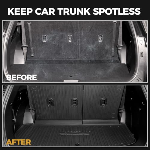 Floor Mats for Hyundai Palisade Gasoline 2026, All Weather Floor Mats Trunk Cargo Liner with Backrest Protectors Accessories, Full Coverage Set (Fit 7/8 Sests) - size: For Hyundai Palisade | 2026