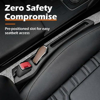No Drop Seat Guard, Car Seat Gap Filler, Car Gap Filler Organizer, Universal Drop Seat Guards for Cars, Car Accessories Interior Prevent Stop Cellphone Wallet Keys Coins and Card from Dropping