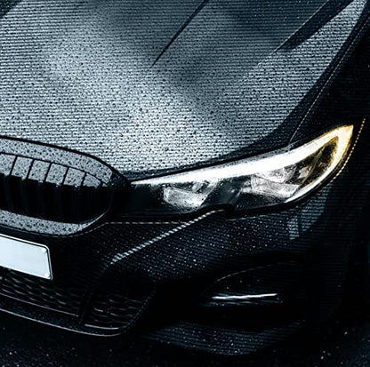 VViViD+ True Gloss Carbon Black, Vinyl Wrap Film Roll (2ft x 5ft) - size: 2ft x 5ft