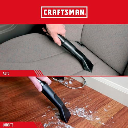 CRAFTSMAN CMXZVBE38690 1-1/4 in. Car Nozzle Wet Dry Vac Attachment, Industrial-Grade Shop Vacuum Accessory for Deep Automotive Cleaning, Fits 1-1/4 in. Hose Diameter - size: Car Nozzle