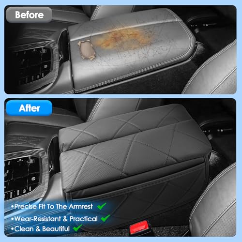 2024 2025 2026 X5/X6/X7/XM Center Console Cover for BMW Dual-Opening Center Console, Cushion&Comfy Leather Armrest Cover 2026 2025 X5 X6 X7 XM Accessories (Padded) - color: for X5/X6/X7/XM (2024-2026)