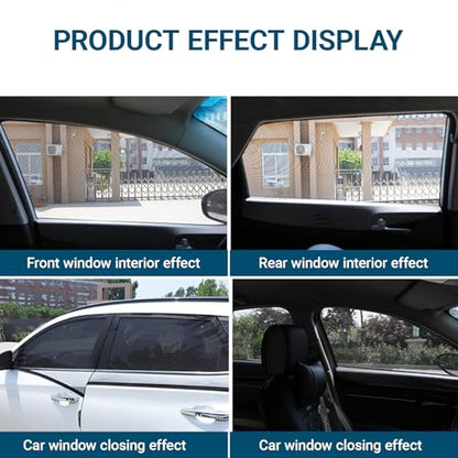 Car Window Sun Shade Cover, 4 PCS Breathable Mesh Car All Side Window Sunshade, Mosquito Net Curtain, Sun Protection Heat Insulation, Privacy Protection Universal for Most Cars, SUVs - size: 4 PCS