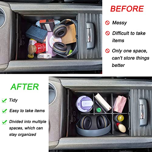PIMCAR Compatible with Honda Pilot 2016-2022/Honda Ridgeline 2017-2023/Honda Passport 2019-2023 Center Console Organizer Insert Armrest Divider Accessories - size: Armest Divider