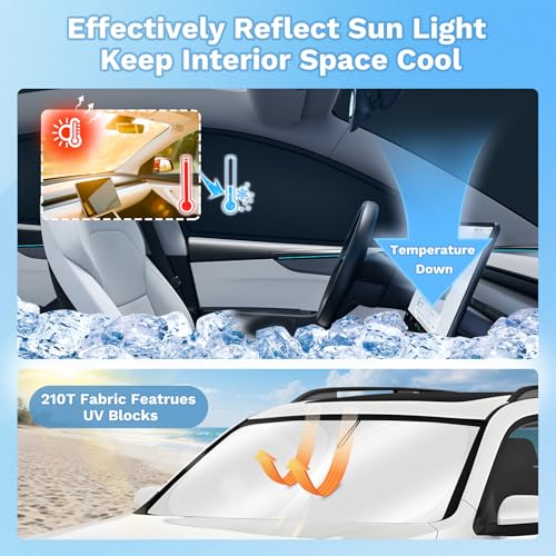 KUST Car Window Shades for Dodge RAM 2500/3500 2010-2025 2026 Windshield Sun Shade Side Window Cover UV Block Privacy Protection Ram Accessories for Camping Blackout Rear Back Full Set 6PCS - size: FOR | Dodge Ram 2500 3500 2010-Present