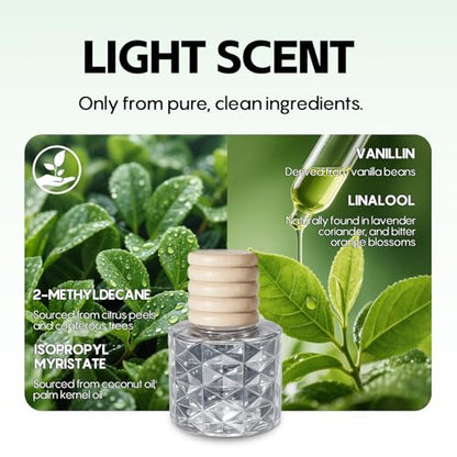 Car Air Freshener-Celestial Linen Scent Car Fresheners Long Lasting Essential Oil Car Diffuser- Cute Car Accessories for Women Interior without Methyl Carbitol&Hexylene Glycol