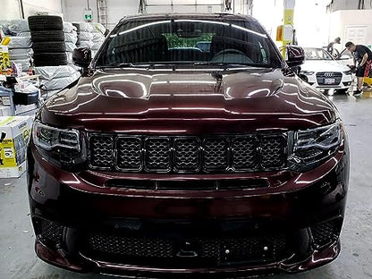 VViViD+ Gloss Demon Black Premium Vinyl Wrap Film 6ft x 5ft - color: Gloss, size: 6ft x 5ft