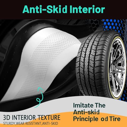 DaisyInner 17.5-18 Inch Truck Steering Wheel Cover Leather Wheel Semi-Truck Comfy Grip Cover Anti-Slip Car Accessory, Fits Rv, Big Rig and Classic Car (Black, Simple Style) - color: Black, size: Leather