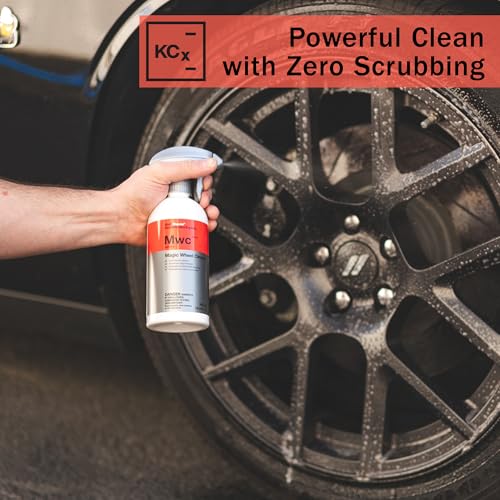KOCHCHEMIE Magic Wheel Cleaner - Powerful Rim and Rim Well Cleaner; Acid Free, Dissolves Iron Particles Using Visible Red Discoloration, Excellent Adhesion and Viscosity (500 milliliters) - size: 500 milliliters