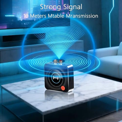 Bluetooth Receiver for Home Stereo, NFC Quick Pair,3.5mm AUX/RCA,TF Card Slot,Wireless Bluetooth Audio Adapter Low Latency for Home Music Streaming Stereo System